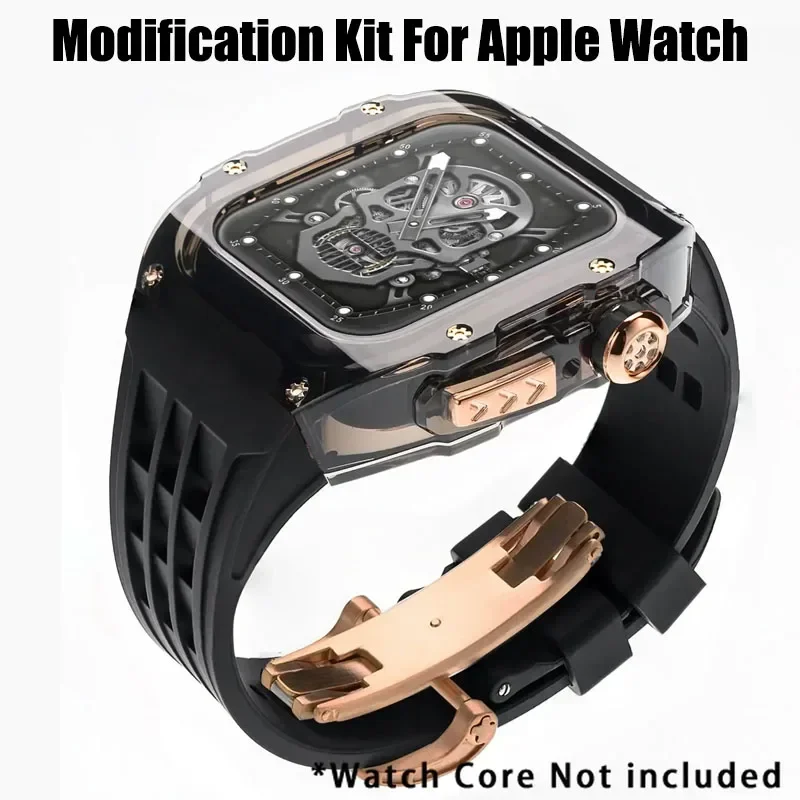 Luxury Watch Kit - Luxe Gletsjer Modificatie Kit Voor Iwatch