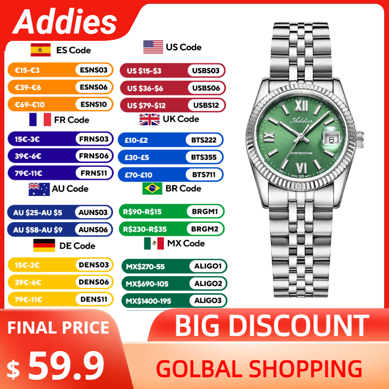 Luxury Watches - Addies Hoge kwaliteit luxe horloge voor