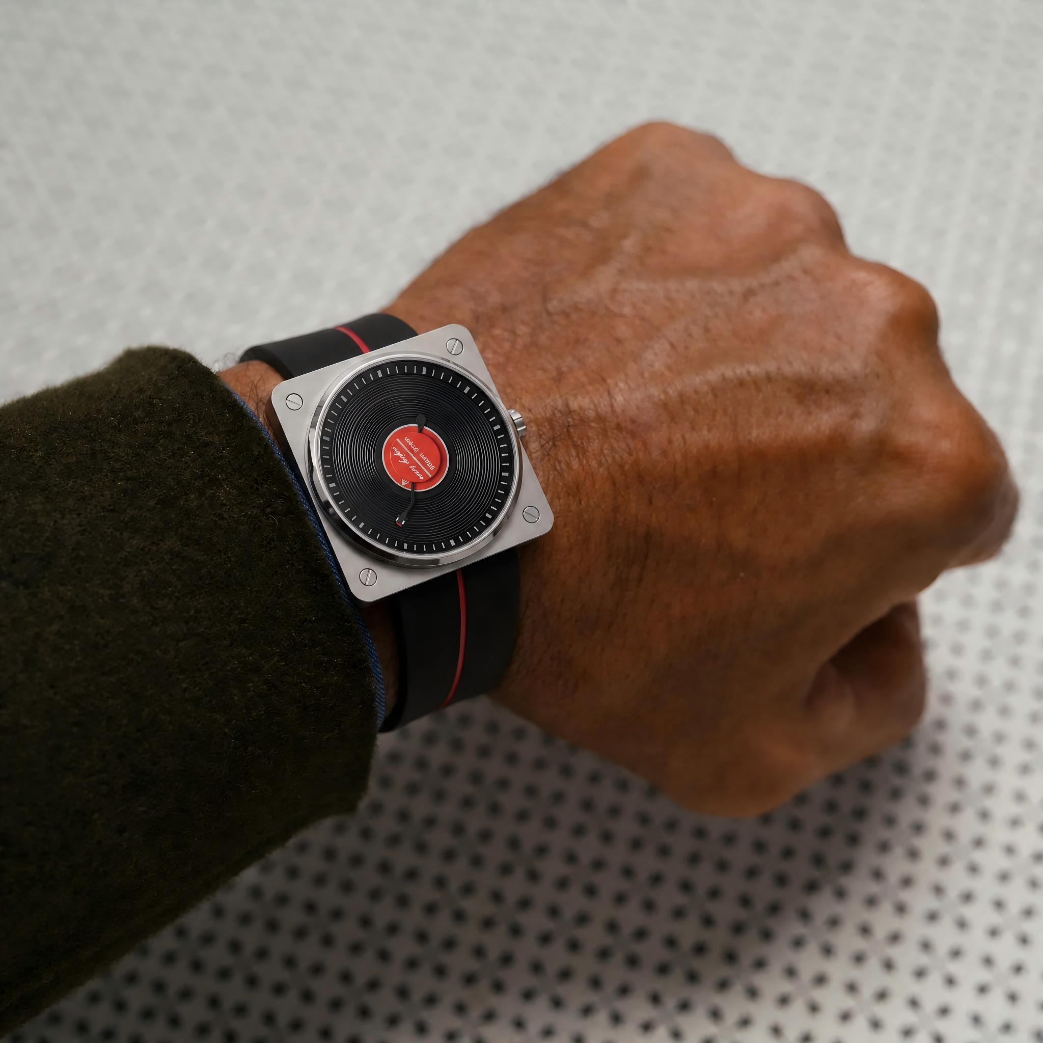 Luxury Watch Investment - SKU Vinyl Record Quartz Herenhorloges voor