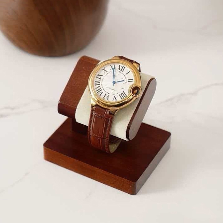Luxury Watch Stand - Houten horlogedisplaystandaard Massief houten horlogebandhouder Luxe