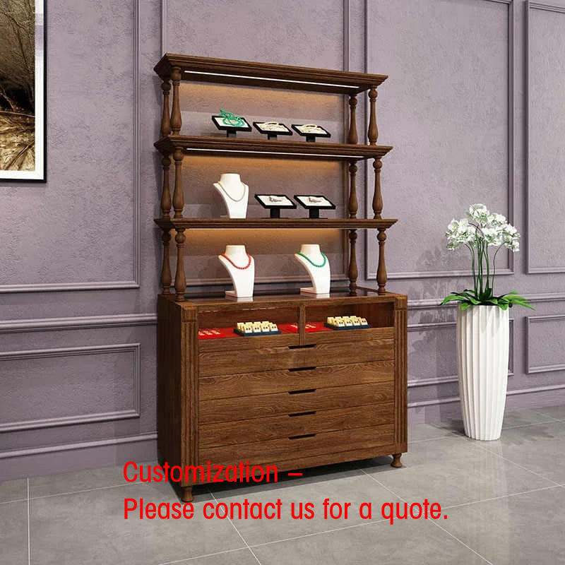 Luxury Watch Stand - Luxe walnoot houten juwelen- en horlogepresentatiestandaard