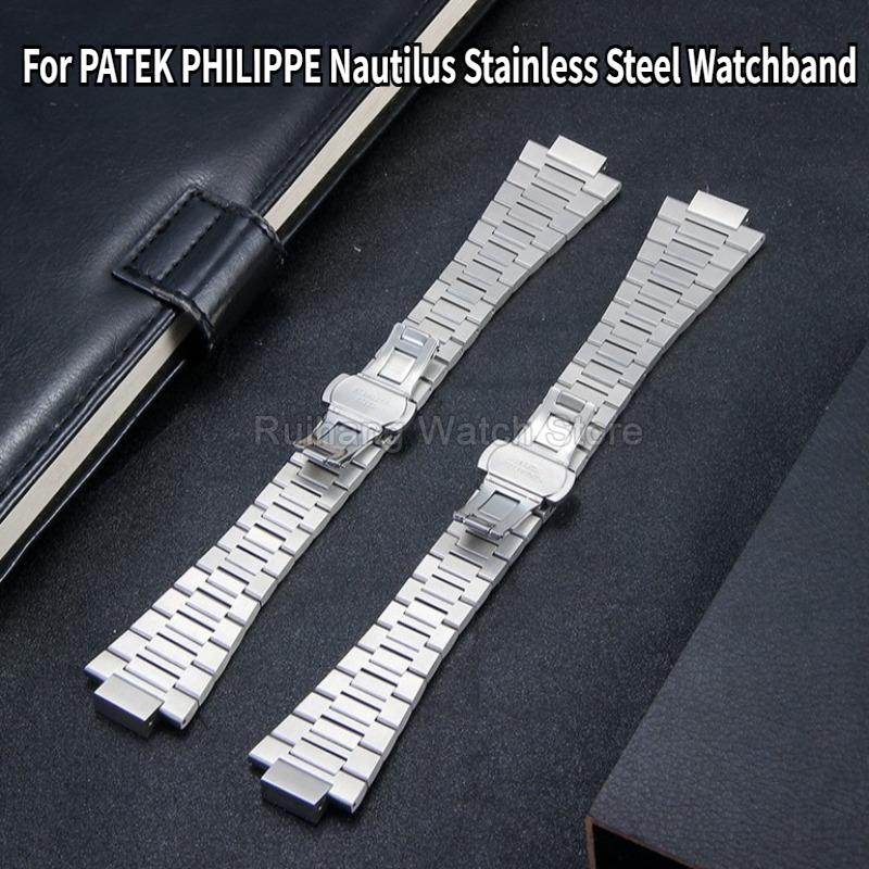 Patek Philippe Watch Aquanaut - Hoge sterkte roestvrijstalen horlogeband 13x25mm voor