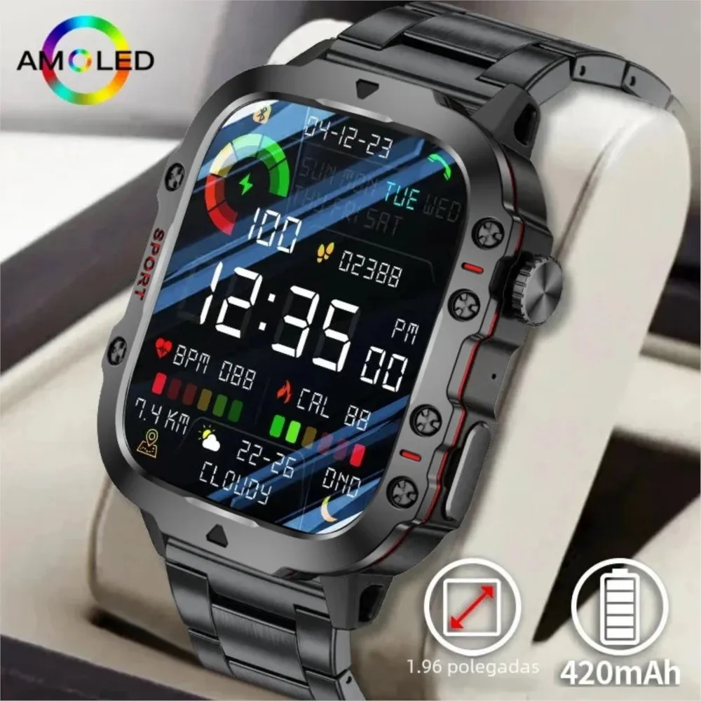 Compass Watch Luxury - Originele Militaire Smartwatches voor Heren, Draadloos