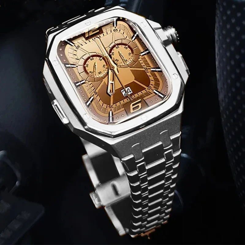 Luxury Watch Kit - Luxe roestvrijstalen behuizing Mod Kit voor