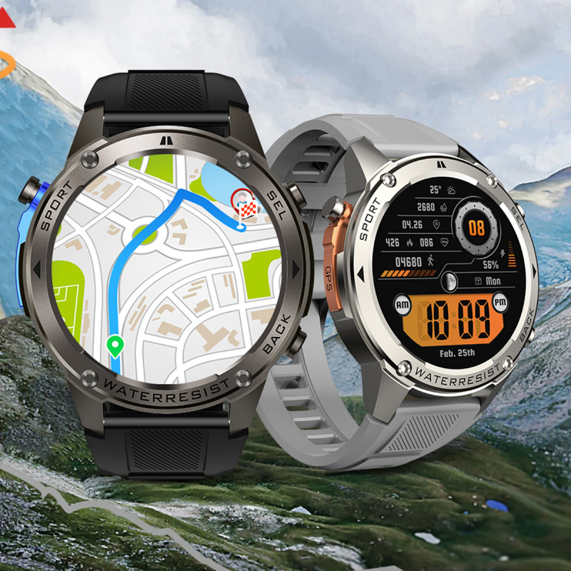 Compass Watch Luxury - Luxe Smartwatches Mannelijke Fitness Tracking Outdoor