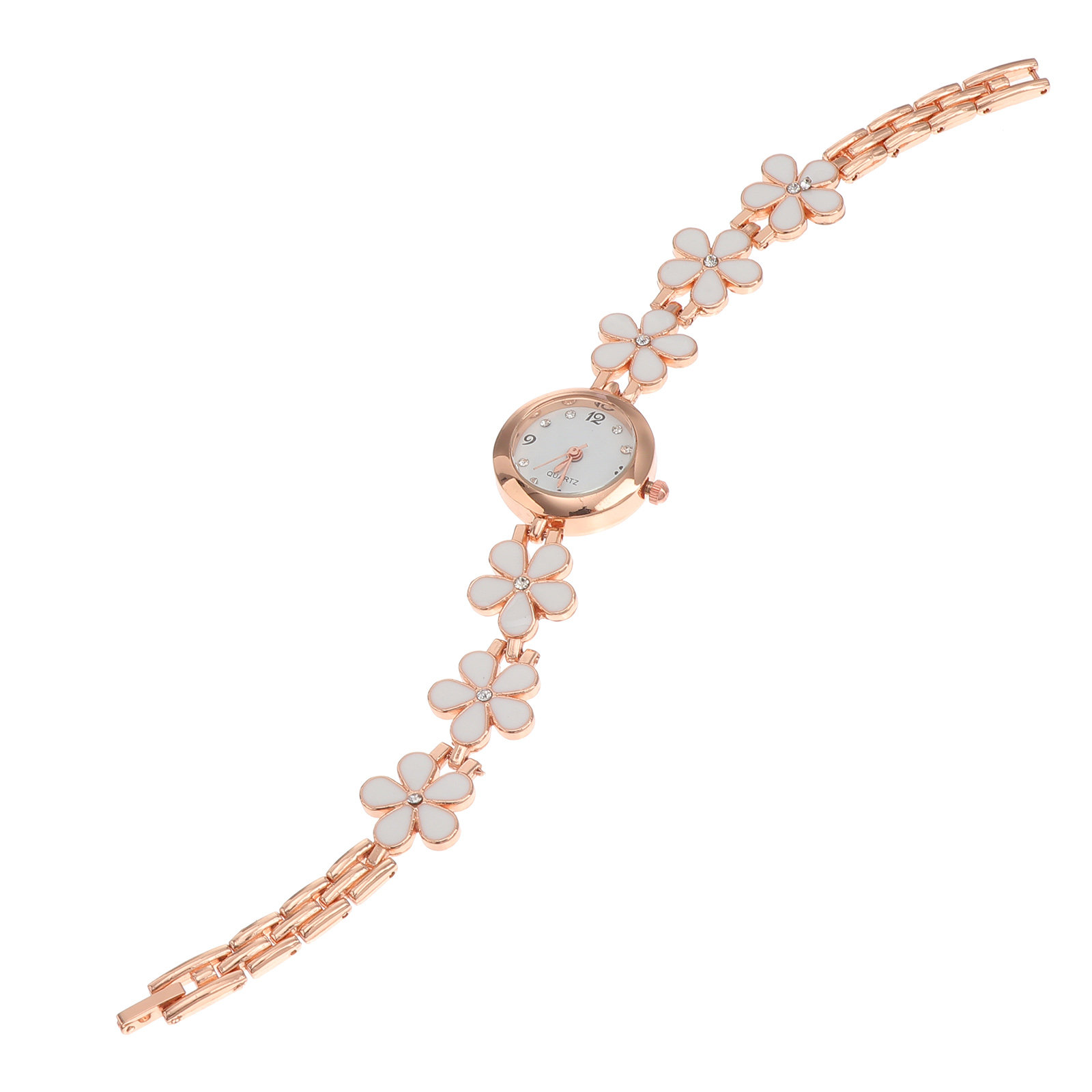 Luxury Watches - Elegant kristallen quartz armbandhorloge voor dames,