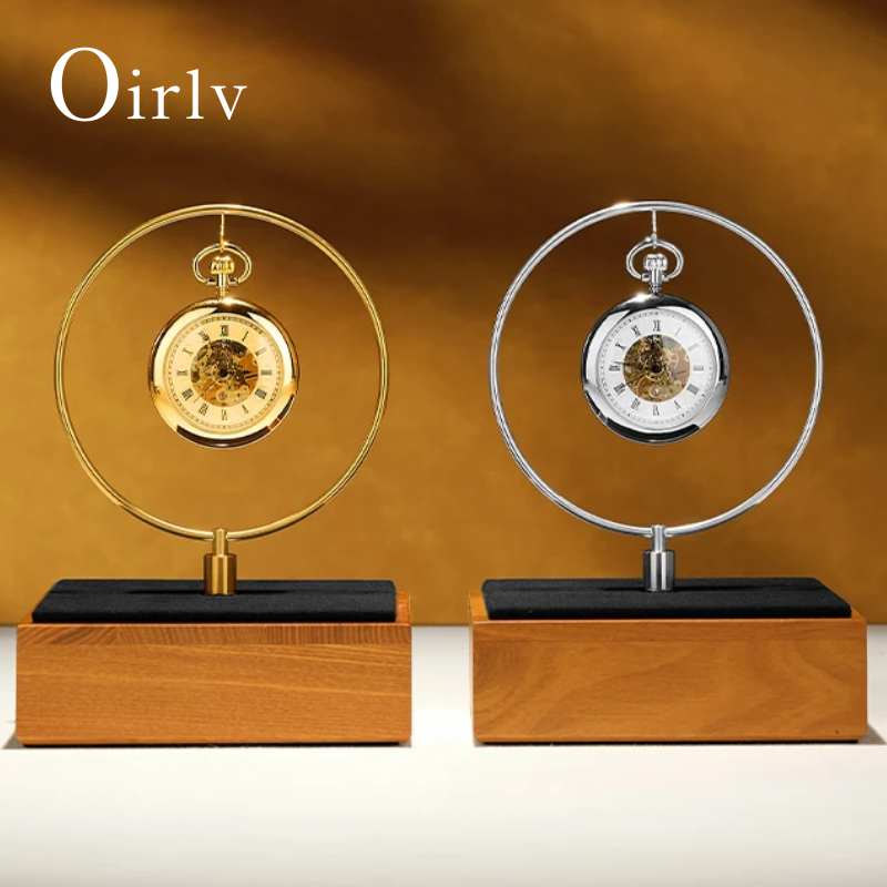 Luxury Watch Stand - Oirlv Luxe zakhorloge-displaystandaard, gouden metalen ring