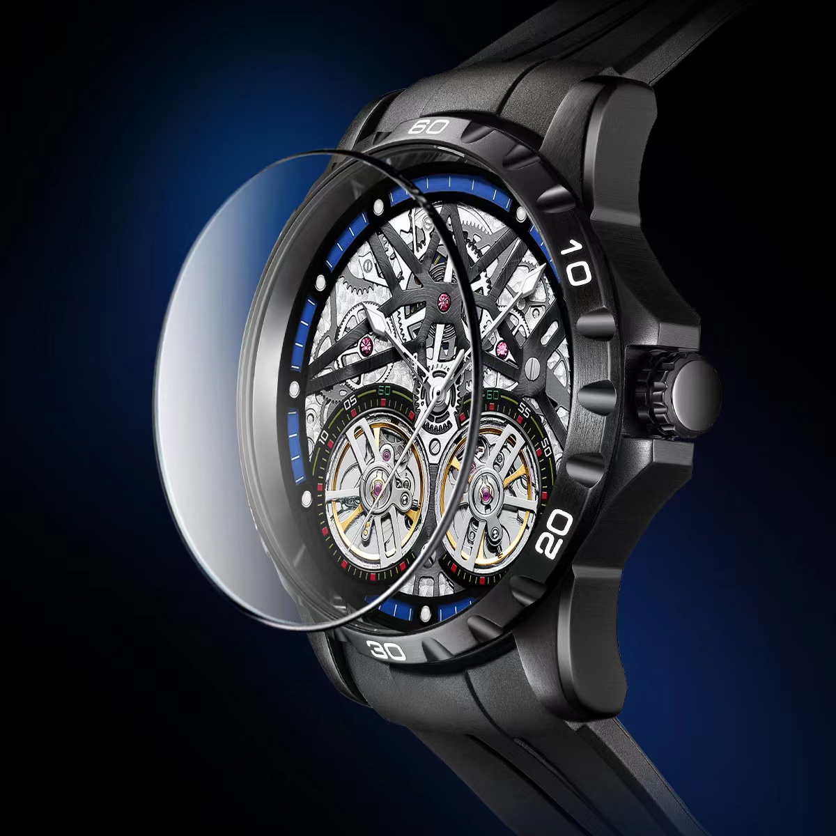 Markeer Fairwhale Herenhorloge - Open Heart Watch recensie en prijs