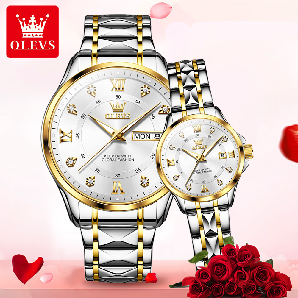 OLEVS 2906 paar horloge origin - Luxury Watch Price recensie en prijs