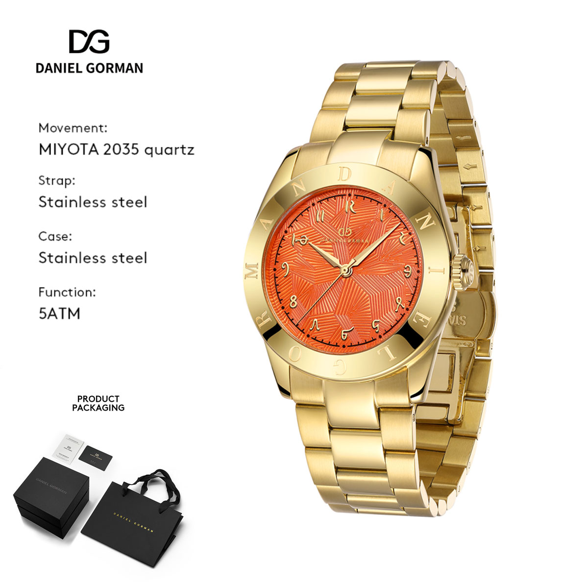 Daniel Gorman Dopamine Series  - Luxury Watch Gift For Her recensie en prijs