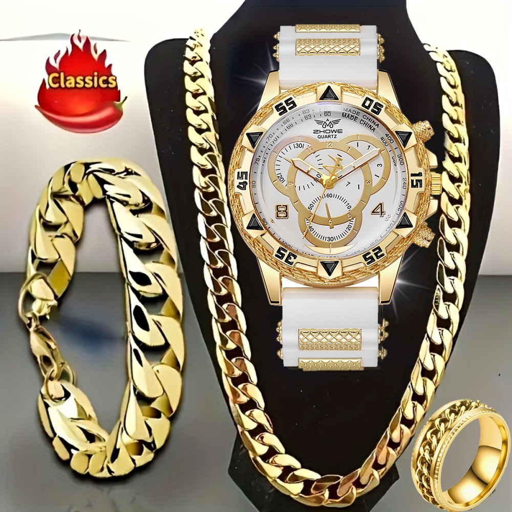 4-delige luxe herenhorloge- en - Luxury Watch Kit recensie en prijs