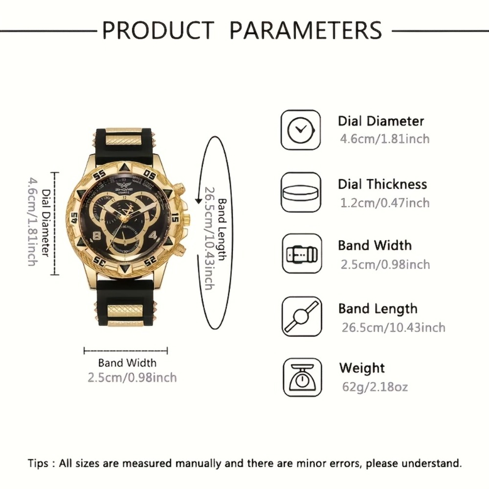 4-delige luxe herenhorloge- en - Luxury Watch Kit recensie en prijs