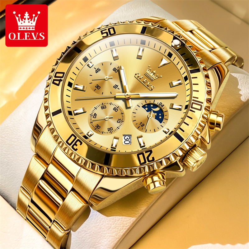 Olevs Horloge Heren Topmerk Lu - Luxury Watch Investment recensie en prijs