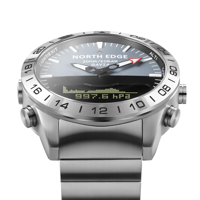 NORTH EDGE Heren Duik Sport Di - Compass Watch Luxury recensie en prijs