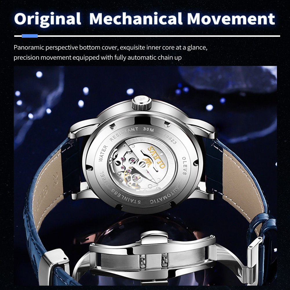 OLEVS 9923 Sterrenhemel Automa - Compass Watch Luxury recensie en prijs