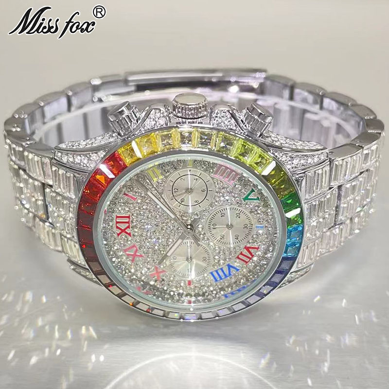 Missfox Luxe Iced Horloge Voor - Luxury Watch Investment recensie en prijs