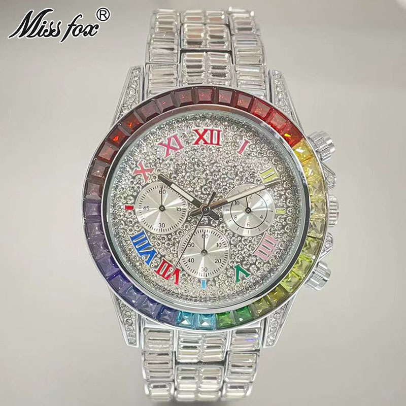 Missfox Luxe Iced Horloge Voor - Luxury Watch Investment recensie en prijs