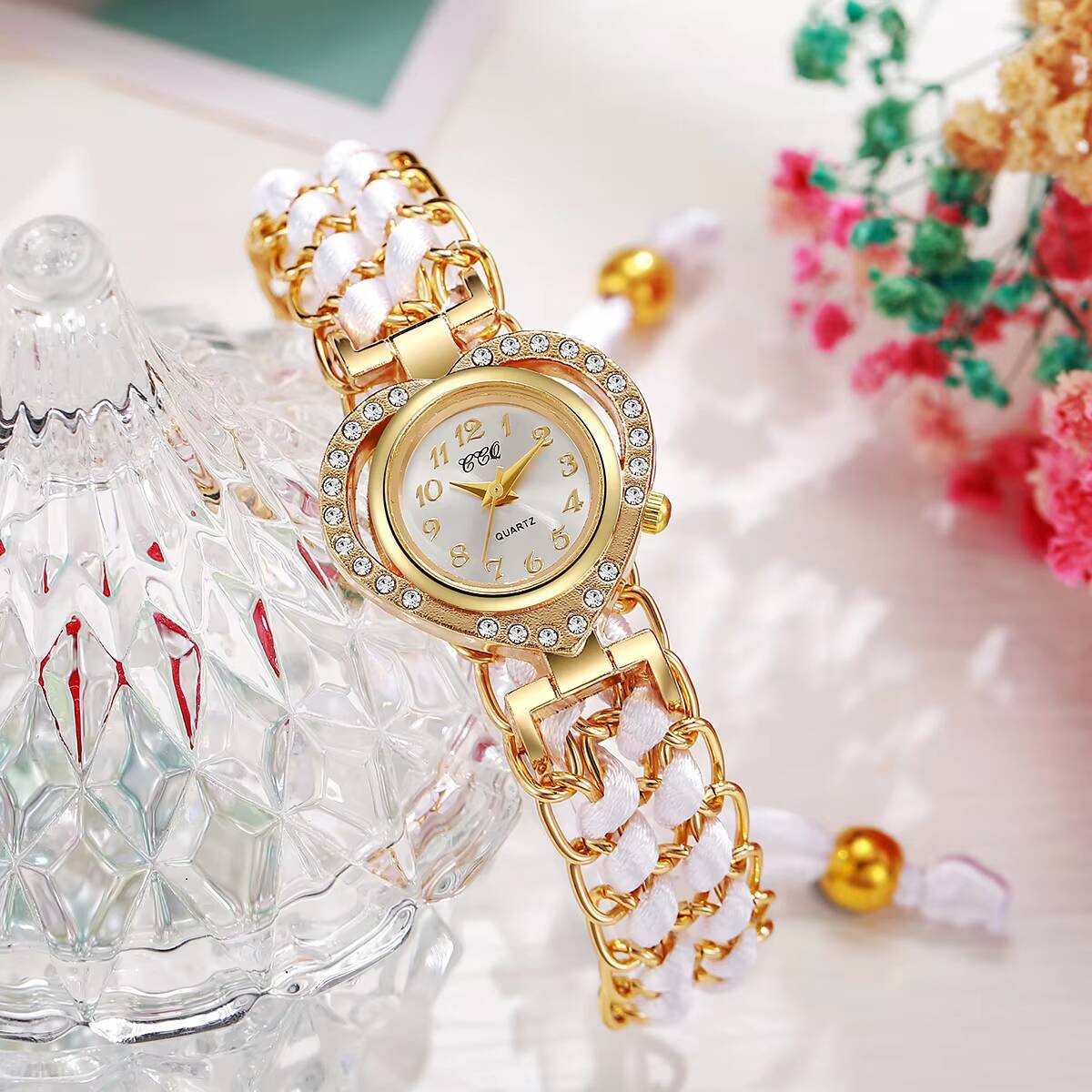 Mode Strass Hart Wijzerplaat V - Open Heart Watch recensie en prijs
