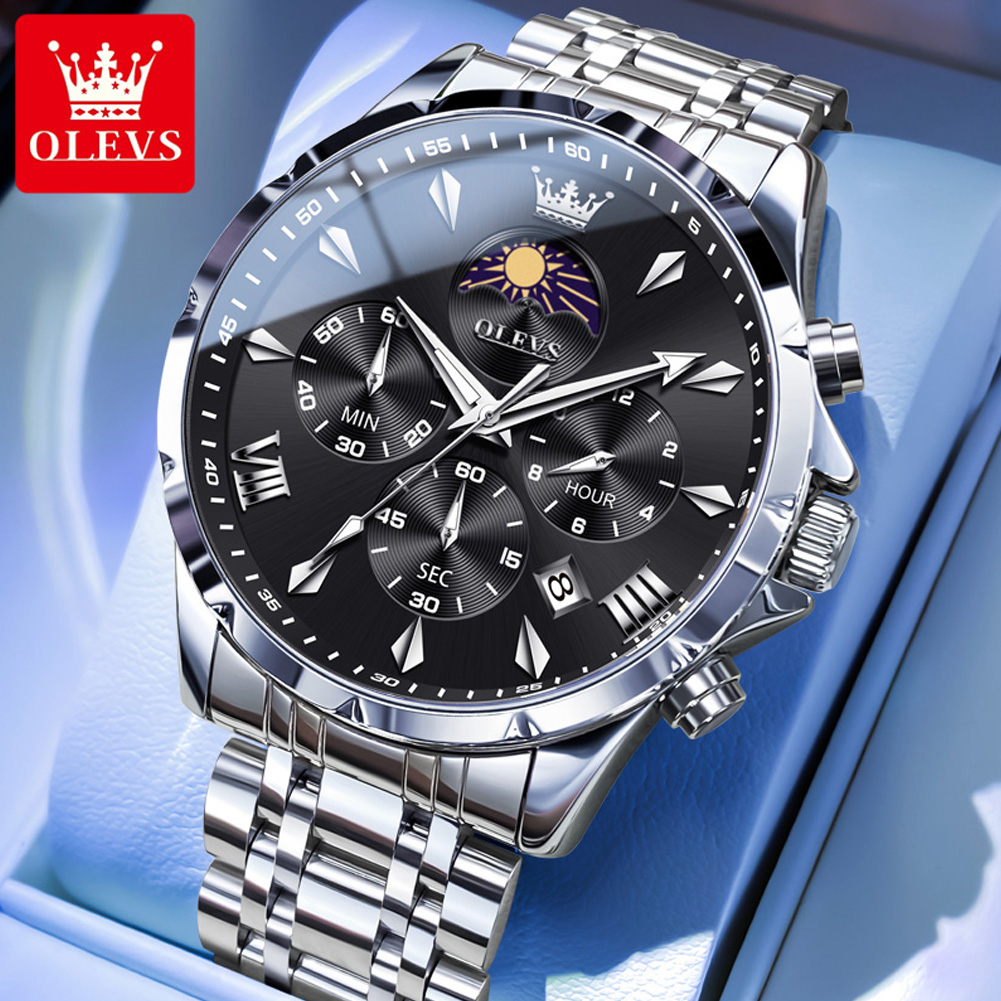 OLEVS 3653 Merk Maanfase Kalen - Luxury Watch Investment recensie en prijs