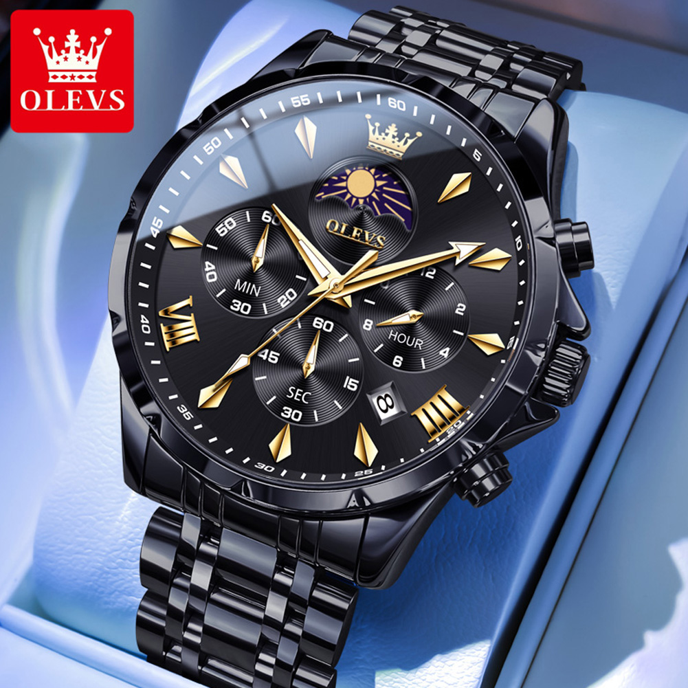 OLEVS 3653 Merk Maanfase Kalen - Luxury Watch Investment recensie en prijs