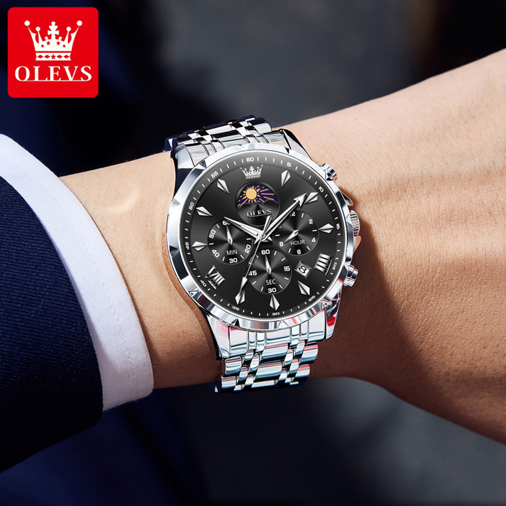 OLEVS 3653 Merk Maanfase Kalen - Luxury Watch Investment recensie en prijs