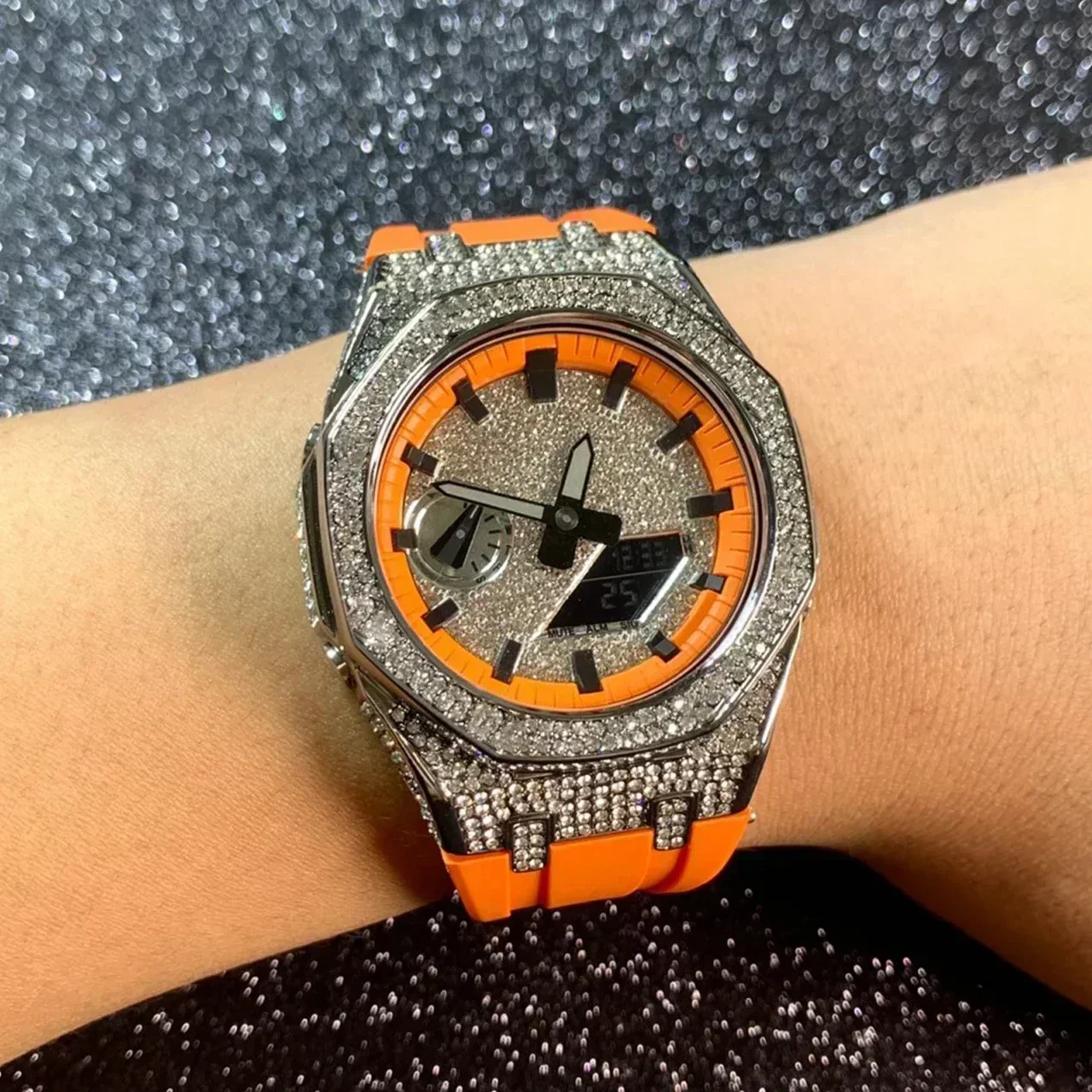 Luxe diamanten wijzerplaat voo - Luxury Watch Kit recensie en prijs