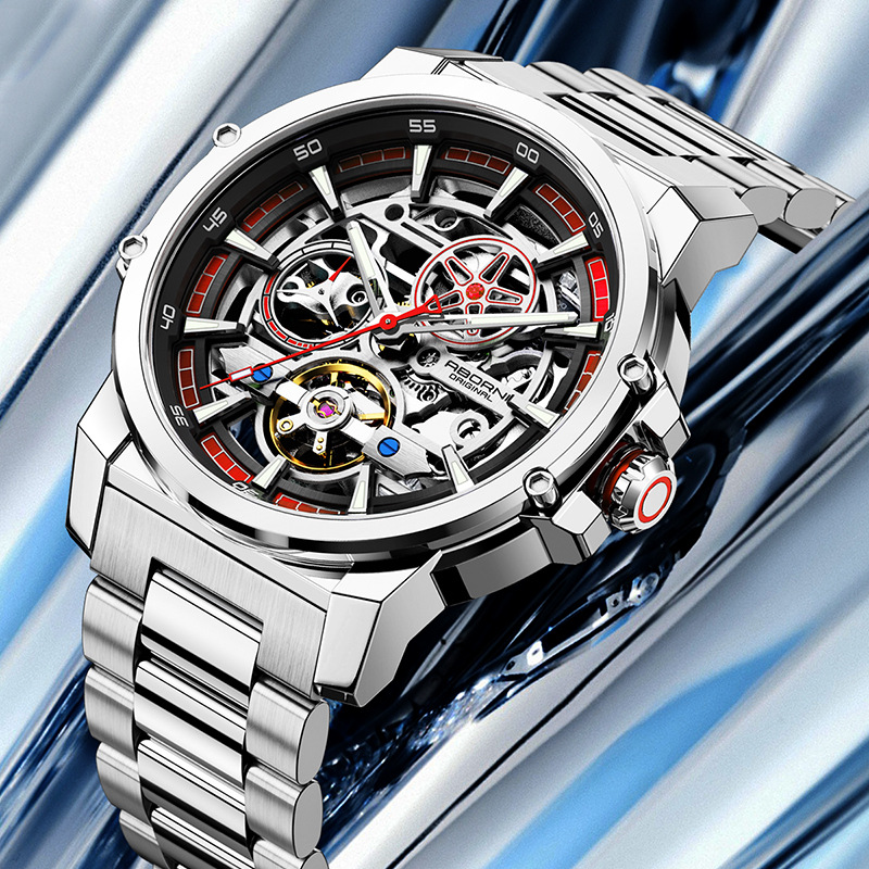ABORNI 9039 Uniek ontwerp Skel - Open Heart Watch recensie en prijs