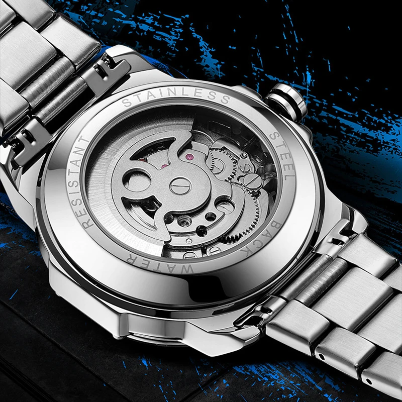 ABORNI 9039 Uniek ontwerp Skel - Open Heart Watch recensie en prijs