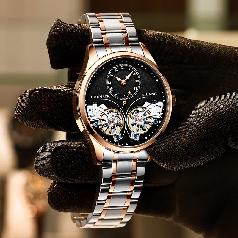 AILANG Gloednieuw mode dubbel  - Open Heart Watch recensie en prijs