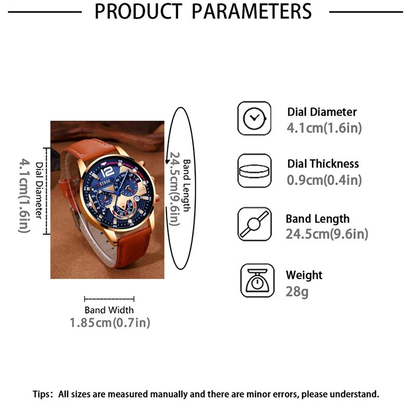 2 stuks set mode heren kalende - Luxury Watch Kit recensie en prijs