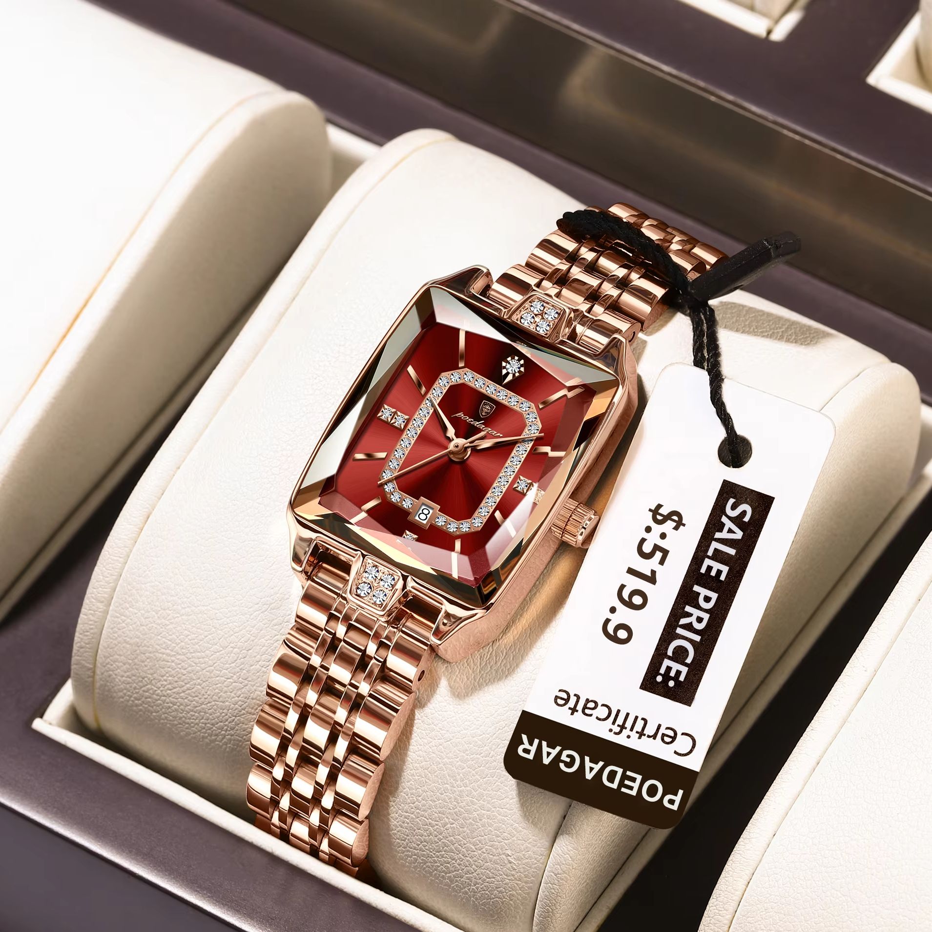 POEDAGAR Mode Elegant Dameshor - Luxury Watch Quality recensie en prijs