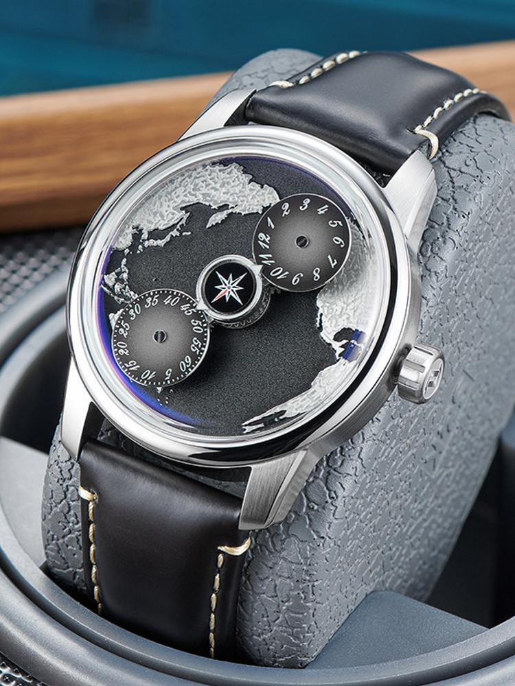 Casual herenwerk Blue Planet v - Compass Watch Luxury recensie en prijs