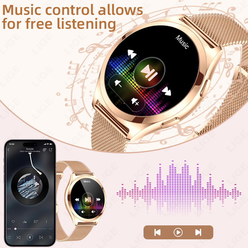 LUIK Luxe Smart Watch voor vro - Compass Watch Luxury recensie en prijs