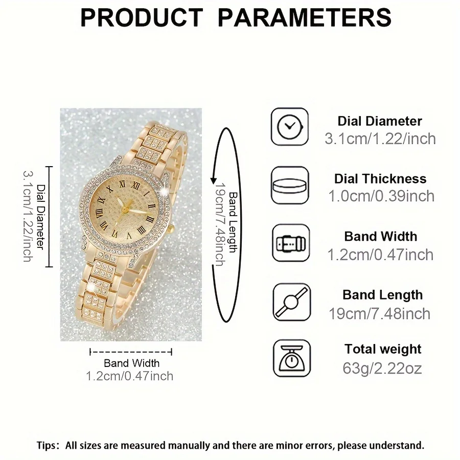 6 stks/set dames luxe strass q - Luxury Watch Gift For Her recensie en prijs