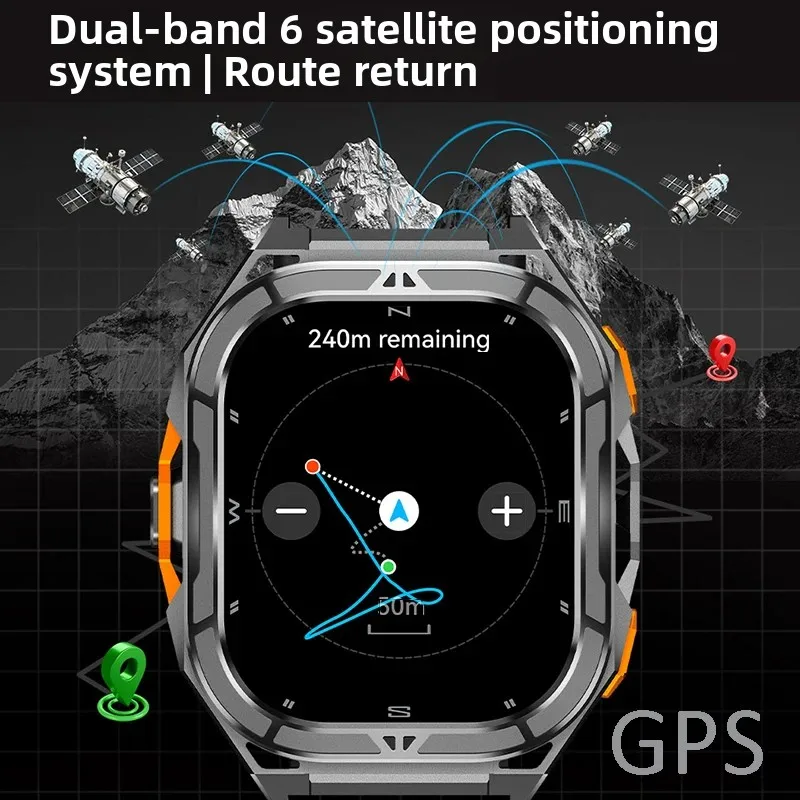 Luxe AMOLED Smartwatch Echte G - Compass Watch Luxury recensie en prijs