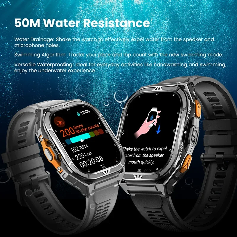 Luxe AMOLED Smartwatch Echte G - Compass Watch Luxury recensie en prijs
