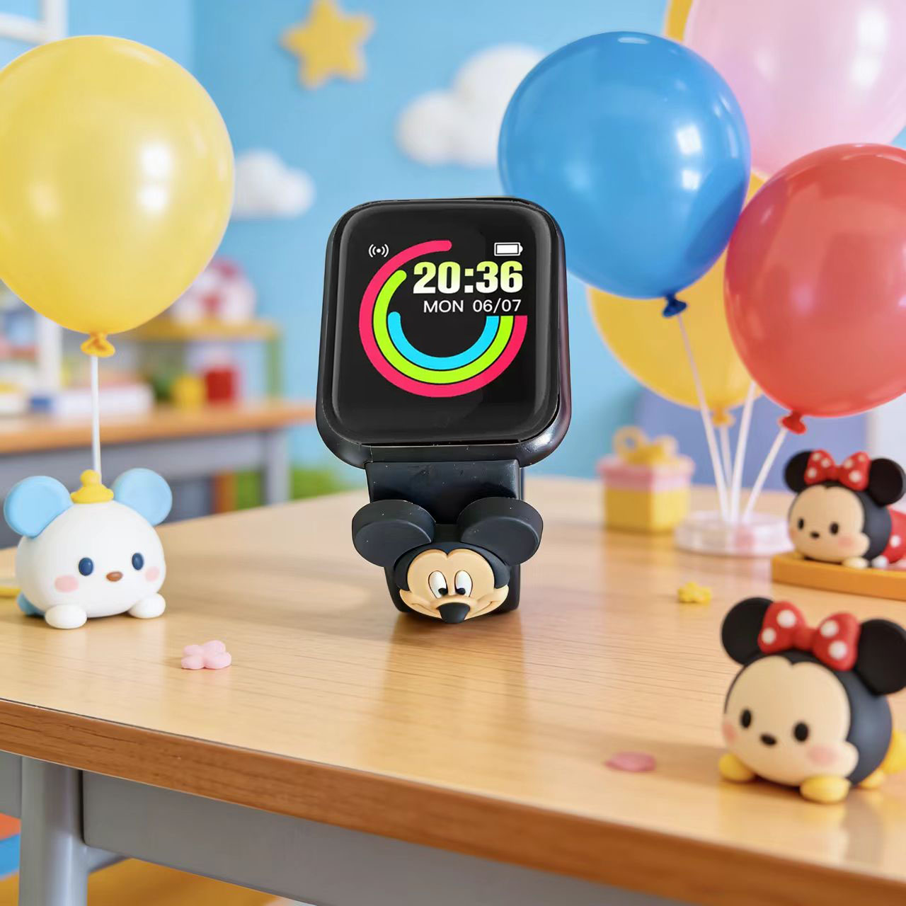 Disney Mickey cartoon kinderho - Open Heart Watch recensie en prijs
