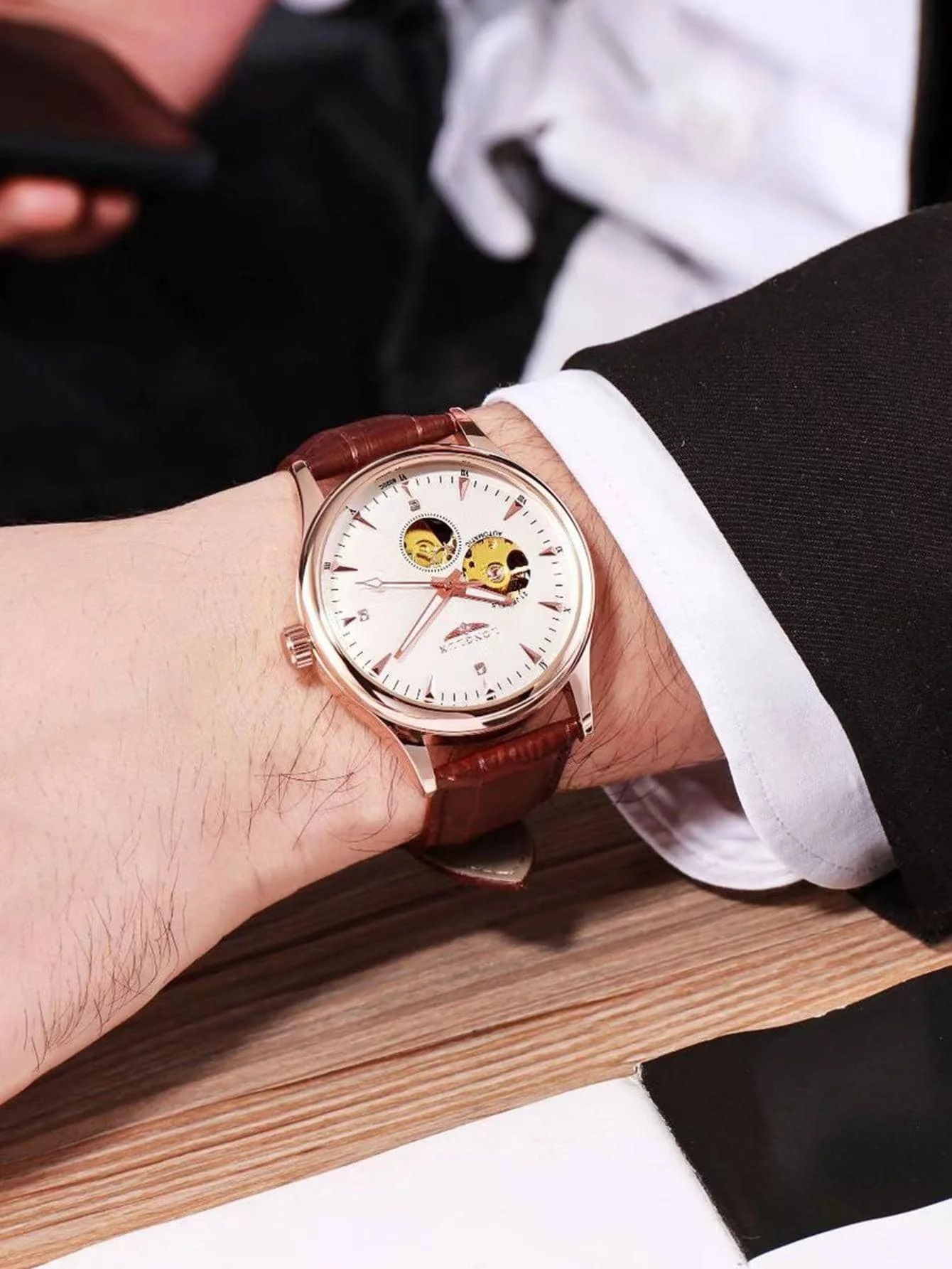 LONGLUX Automatisch Horloge El - Open Heart Watch recensie en prijs
